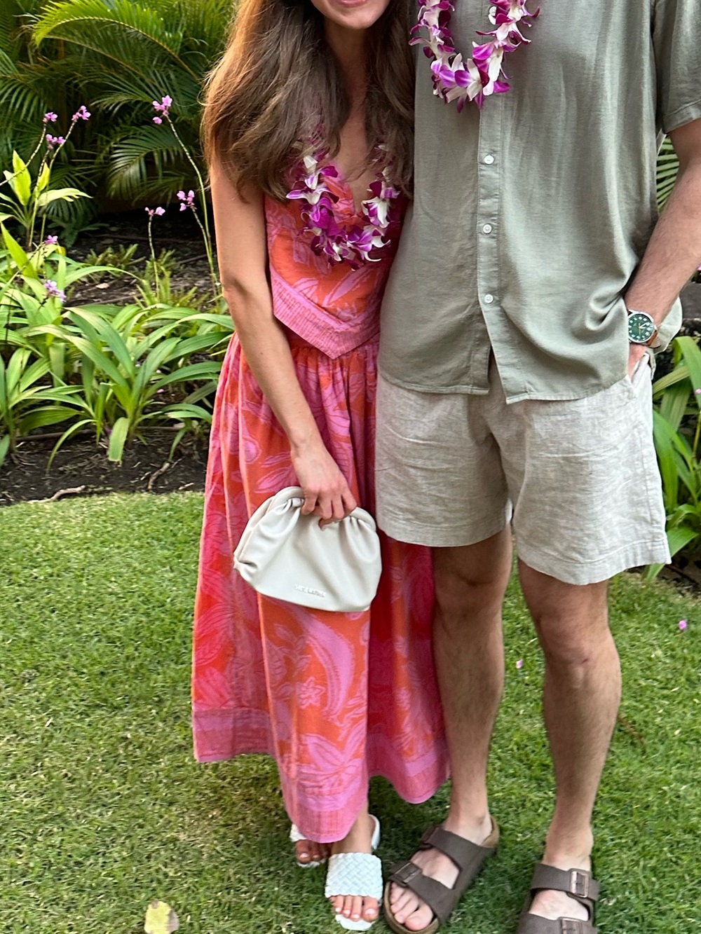 Free People Pink and Orange Printed Two-Piece Set - Picture 1 of 5
